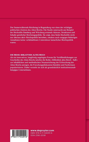 Produktbild: Geistliche F&uuml;rsten und der Reichstag