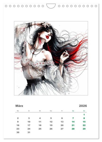 Produktbild: Im Rhythmus der Leidenschaft (Wandkalender 2026 DIN A4 hoch), CALVENDO Monatskalender
