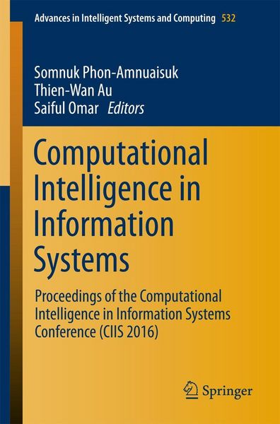 Produktbild: Computational Intelligence in Information Systems