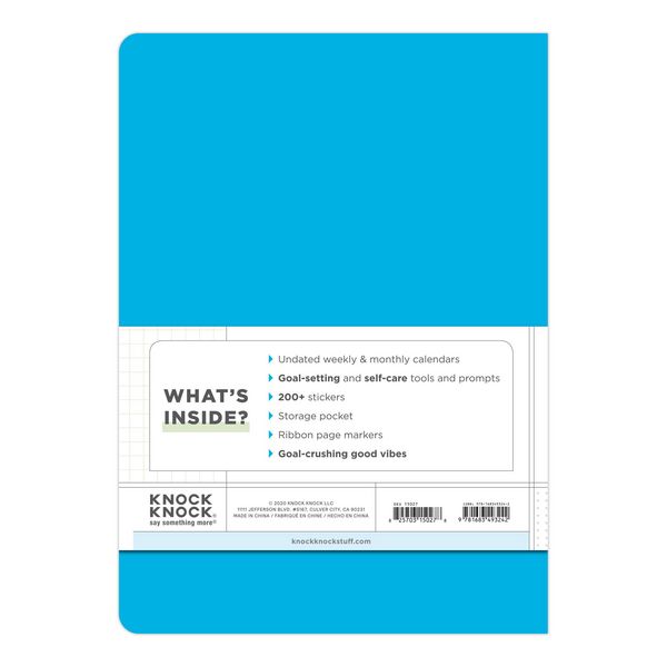 Produktbild: Crush Those Goals Undated Planner and Weekly Agenda Notebook