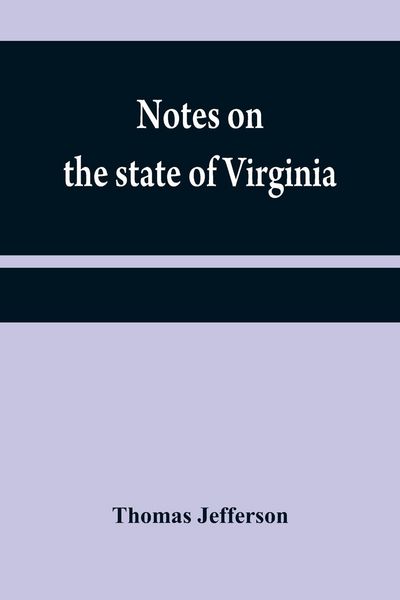 Produktbild: Notes on the state of Virginia