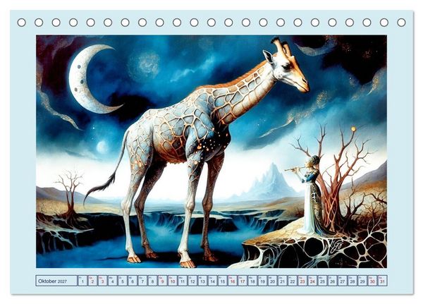 Produktbild: Fraktale Metamorphosen (Tischkalender 2027 DIN A5 quer), CALVENDO Monatskalender
