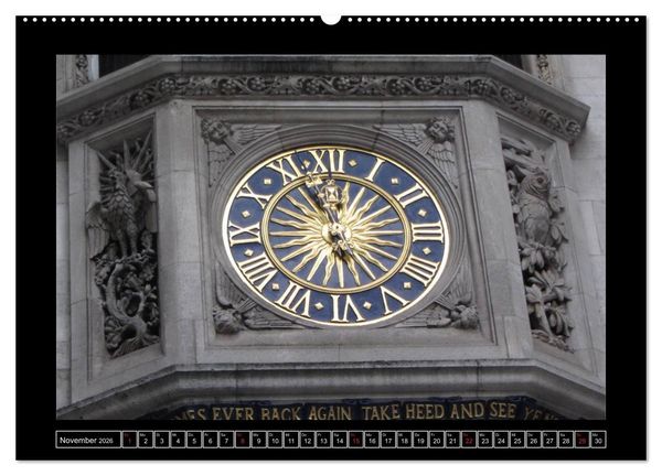 Produktbild: Zeit-Anzeige (Wandkalender 2026 DIN A2 quer), CALVENDO Monatskalender