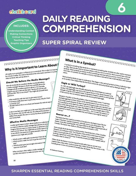 Produktbild: Daily Reading Comprehension Grade 6