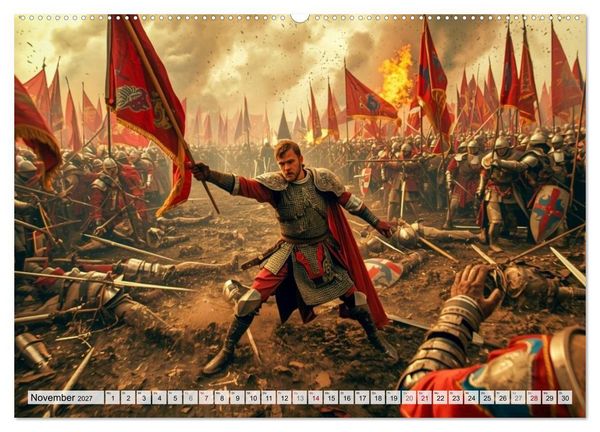 Produktbild: Camelot &ndash; Aufstieg und Fall einer Legende (Wandkalender 2027 DIN A2 quer), CALVENDO Monatskalender