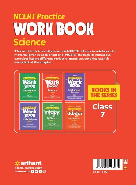 Produktbild: NCERT Practice Workbook Science Class 7th