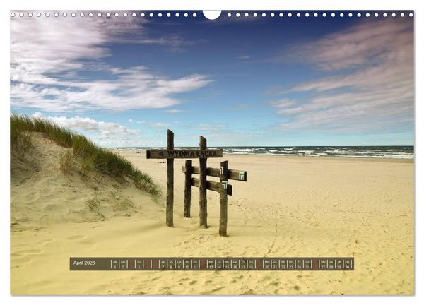 Produktbild: Polnische Bernsteink&uuml;ste (Wandkalender 2026 DIN A3 quer), CALVENDO Monatskalender