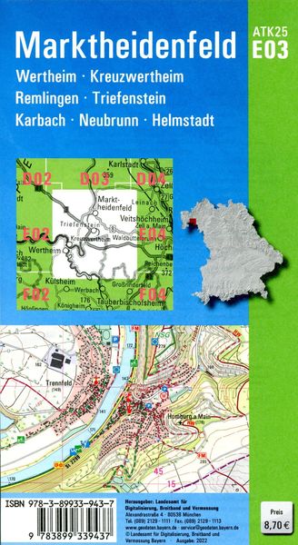 Produktbild: Marktheidenfeld 1:25 000