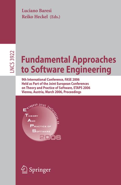 Produktbild: Fundamental Approaches to Software Engineering