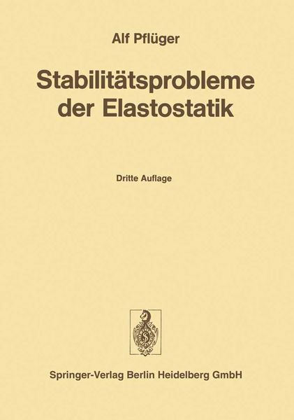 Produktbild: Stabilit&auml;tsprobleme der Elastostatik