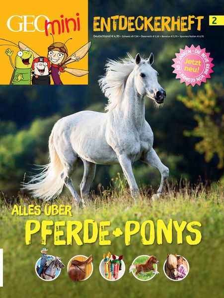 Produktbild: GEOlino mini Entdeckerheft 2/2016 - Alles &uuml;ber Pferde + Ponys