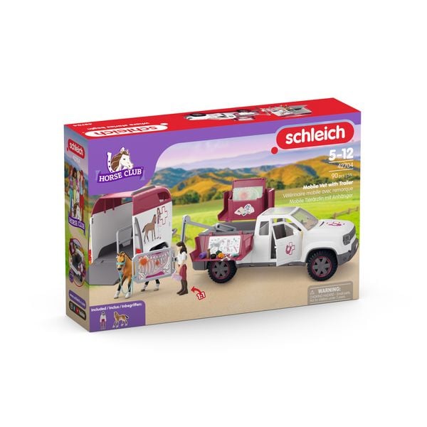Produktbild: schleich&reg; 42704 Mobile Tier&auml;rztin mit Anh&auml;nger
