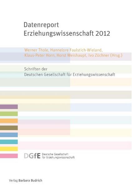 Produktbild: Datenreport Erziehungswissenschaft 2012