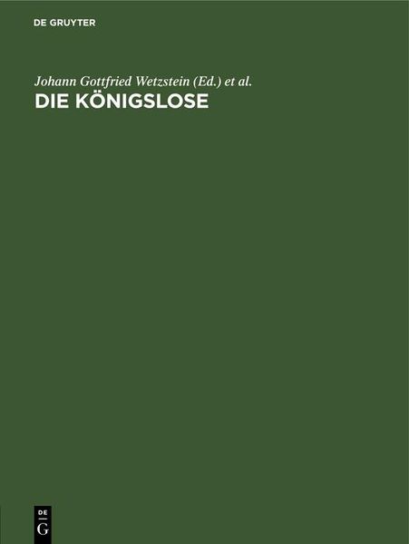 Produktbild: Die K&ouml;nigslose
