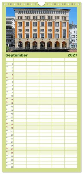 Produktbild: Familienplaner 2027 - So sch&ouml;n ist Pforzheim mit 5 Spalten (Wandkalender, 21 x 45 cm) CALVENDO