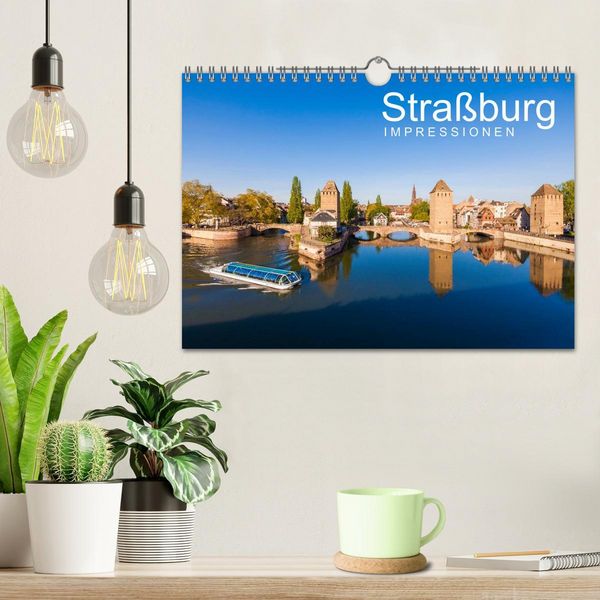 Produktbild: Stra&szlig;burg Impressionen (Wandkalender 2026 DIN A4 quer), CALVENDO Monatskalender