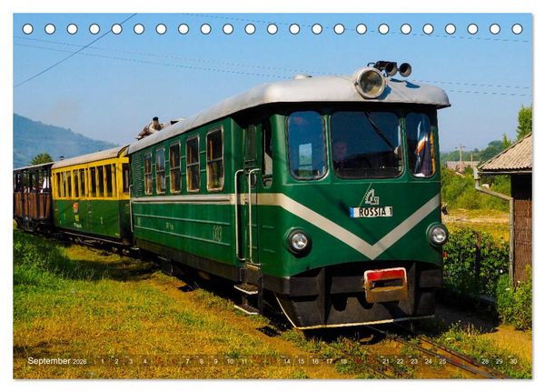 Produktbild: Waldbahnen in Rum&auml;nien - Die letzten Mocanitas (Tischkalender 2026 DIN A5 quer), CALVENDO Monatskalender