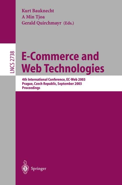 Produktbild: E-Commerce and Web Technologies