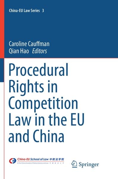 Produktbild: Procedural Rights in Competition Law in the EU and China