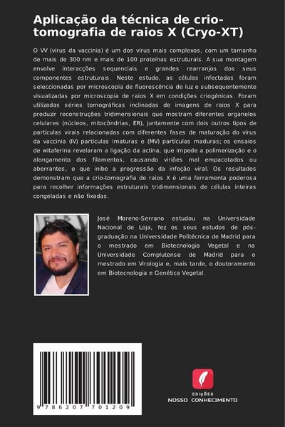 Produktbild: Aplica&ccedil;&atilde;o da t&eacute;cnica de crio-tomografia de raios X (Cryo-XT)