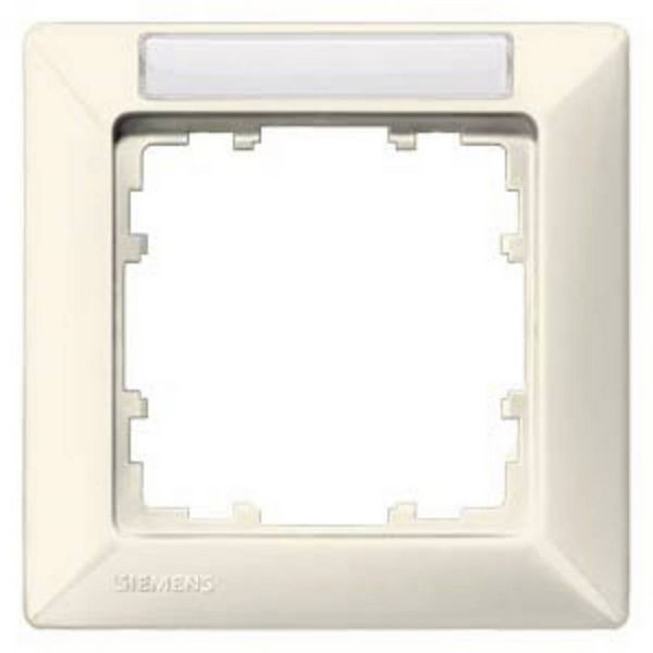 Siemens Schalterprogramm 1fach Rahmen Delta Weiß 5TG25811 1St.