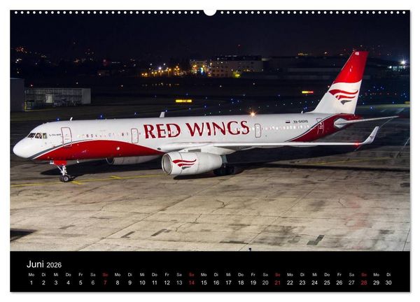 Produktbild: Sch&ouml;nheit der Flugzeuge (Wandkalender 2026 DIN A2 quer), CALVENDO Monatskalender
