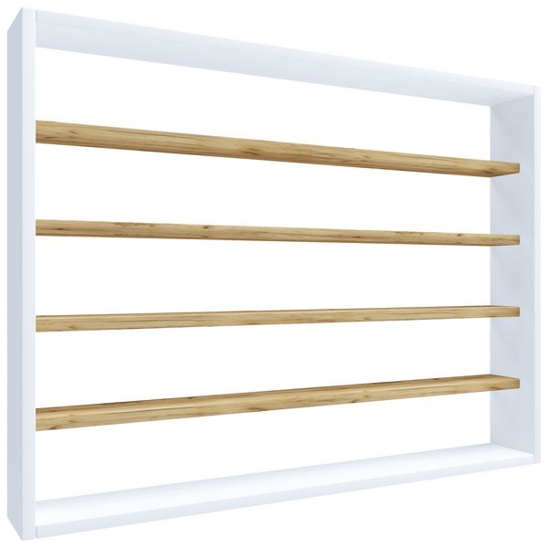 Produktbild: Holz Wandregal Wandvitrine Regal Deko Osado L