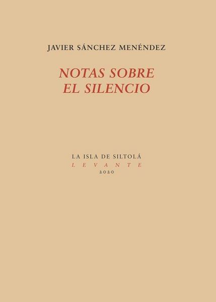 Produktbild: Notas sobre el silencio
