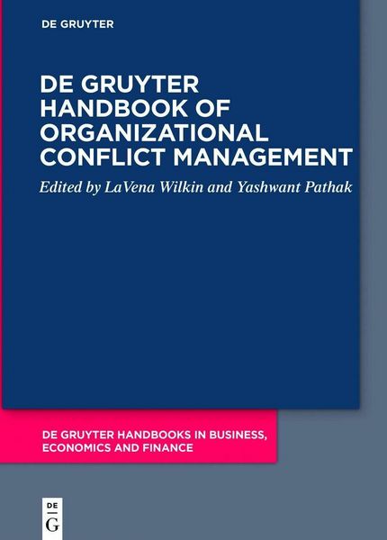 Produktbild: De Gruyter Handbook of Organizational Conflict Management