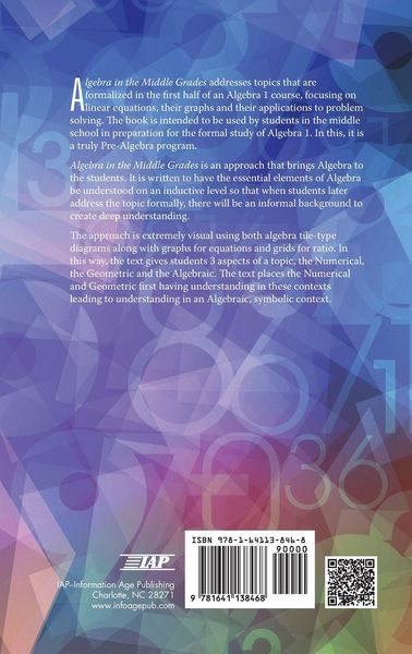 Produktbild: Algebra for the Middle Grades (hc)