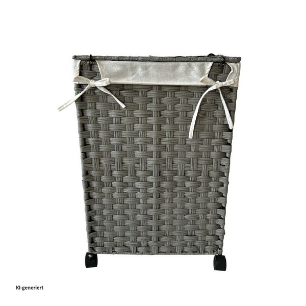 Produktbild: HTI-Living W&auml;schesammler 40 Liter Briena Grau W&auml;schesammler 40 Liter Briena Grau