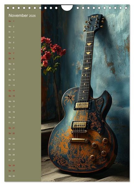 Produktbild: Strings & Dreams: Ein Jahr musikalischer Inspiration (Wandkalender 2026 DIN A4 hoch), CALVENDO Monatskalender