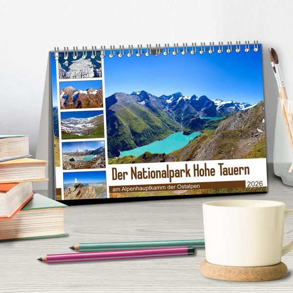 Produktbild: Der Nationalpark Hohe Tauern (Tischkalender 2026 DIN A5 quer), CALVENDO Monatskalender