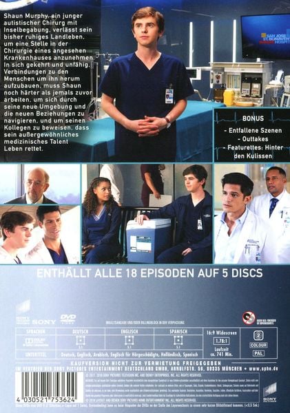 The Good Doctor - Die komplette erste Season [5 DVDs]