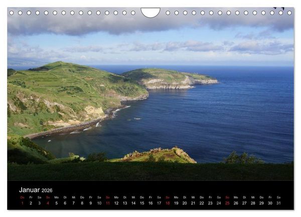 Produktbild: Azoren - bezaubernde Inselwelt. Eindr&uuml;cke auf Sao Miguel (Wandkalender 2026 DIN A4 quer), CALVENDO Monatskalender