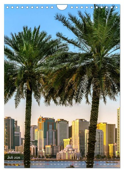 Produktbild: Vereinigte Arabische Emirate - St&auml;dte Highlights (Wandkalender 2026 DIN A4 hoch), CALVENDO Monatskalender