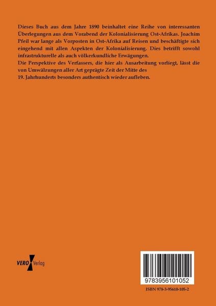 Produktbild: Vorschl&auml;ge zur praktischen Kolonisation in Ost-Afrika