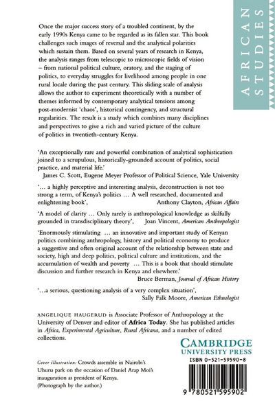 Produktbild: The Culture of Politics in Modern Kenya