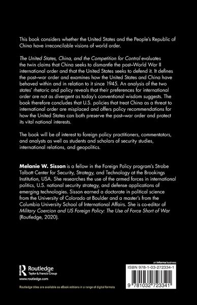 Produktbild: The United States, China, and the Competition for Control