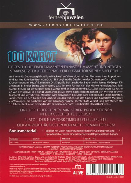 Produktbild: 100 Karat - Die Diamanten-Dynastie/Fernsehjuwelen [4 DVDs]