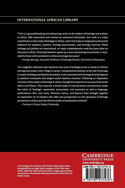 Produktbild: The Politics of Heritage in Africa