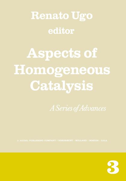 Produktbild: Aspects of Homogeneous Catalysis