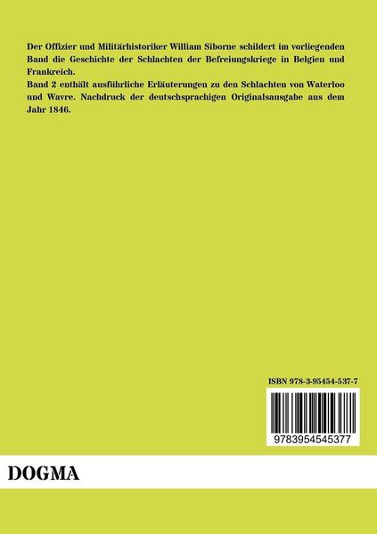 Produktbild: Geschichte des Krieges in Frankreich und Belgien im Jahre 1815