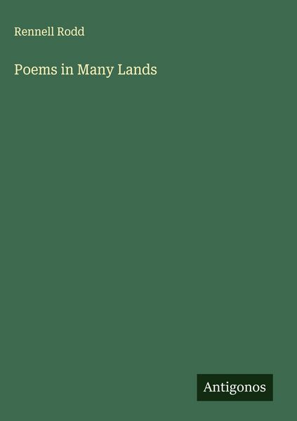 Produktbild: Poems in Many Lands