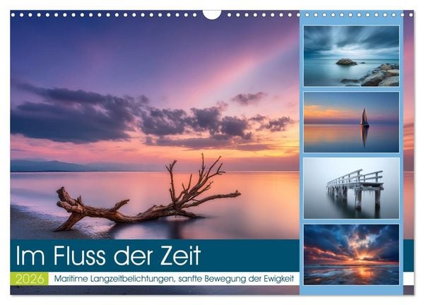 Produktbild: Im Fluss der Zeit (Wandkalender 2026 DIN A3 quer), CALVENDO Monatskalender