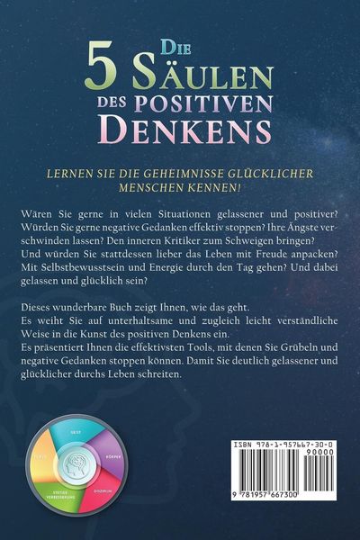 Produktbild: Die 5 S&auml;ulen des positiven Denkens - Mut zum erf&uuml;llten Leben