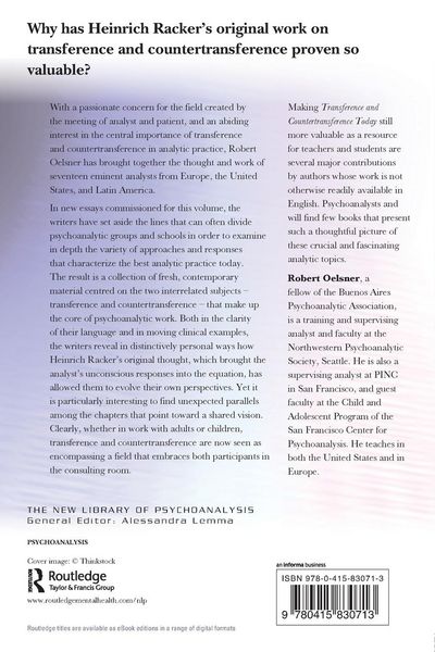 Produktbild: Transference and Countertransference Today