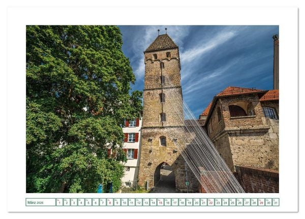 Produktbild: Ulm - H&uuml;bsche Gro&szlig;stadt an der Donau (Tischkalender 2026 DIN A5 quer), CALVENDO Monatskalender