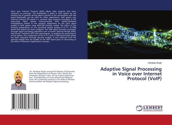 Produktbild: Adaptive Signal Processing in Voice over Internet Protocol (VoIP)