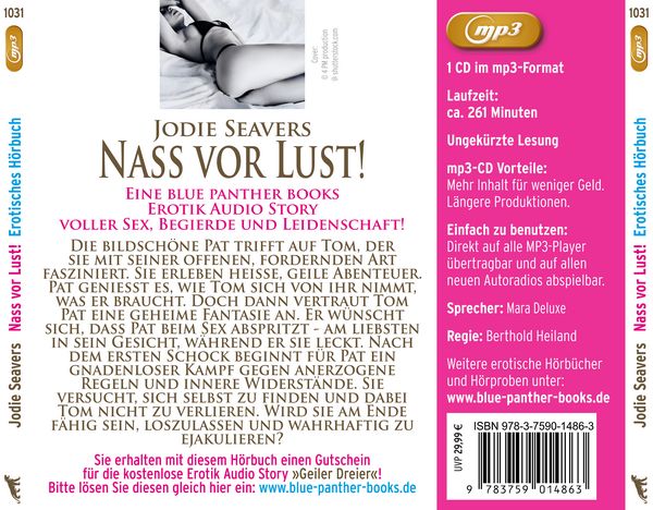Produktbild: Nass vor Lust! Erotik Audio Story | Erotisches Hörbuch MP3CD